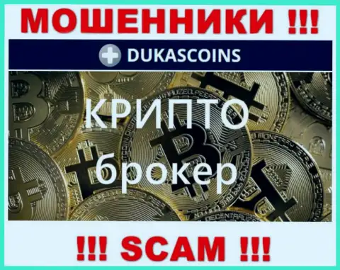 Направление деятельности мошенников ДукасКоин - это Crypto trading, но знайте это надувательство !