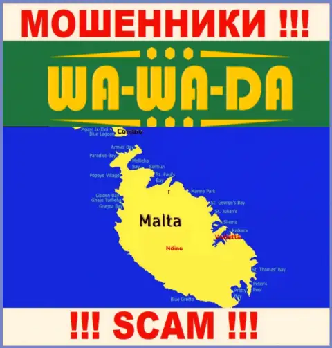 Malta - здесь зарегистрирована организация Wa-Wa-Da Casino