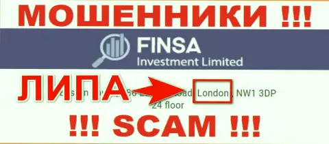 FinsaInvestment Limited - это МОШЕННИКИ, лишающие денег клиентов, оффшорная юрисдикция у организации фиктивная