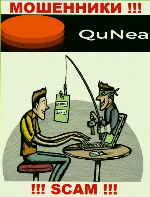 Итог от совместной работы с QuNea всегда один - кинут на средства, следовательно лучше отказать им в взаимодействии
