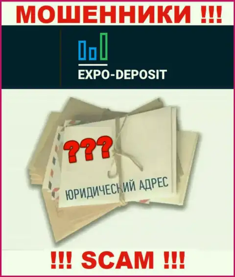 Наказать ворюг Expo Depo Com Вы не сумеете, так как на web-сайте нет сведений касательно их юрисдикции
