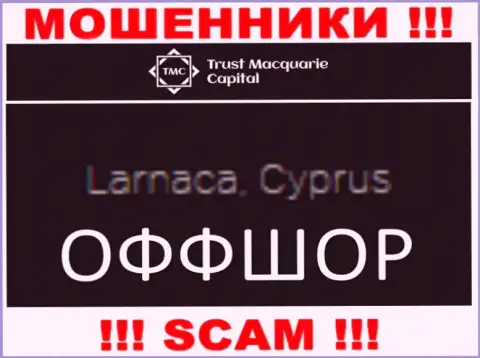 Траст М Капитал находятся в оффшоре, на территории - Cyprus