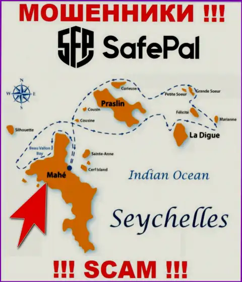 Mahe, Republic of Seychelles это место регистрации организации Safe Pal, которое находится в офшоре
