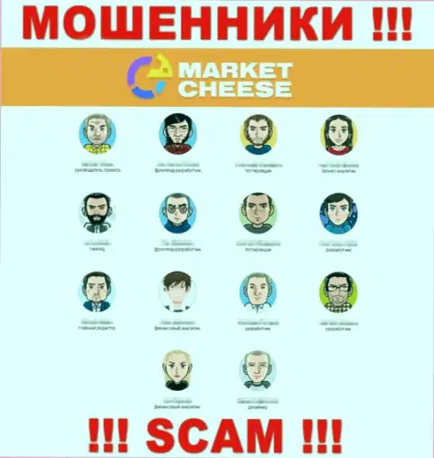 Предоставленной информации о руководителях Market Cheese опасно верить - это мошенники !!!