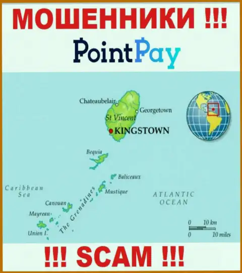 PointPay - это internet мошенники, их адрес регистрации на территории St. Vincent & the Grenadines