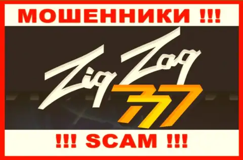 Лого МОШЕННИКА ZigZag777 Com