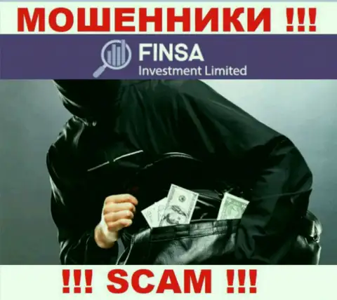 Не верьте в возможность подзаработать с internet-мошенниками Finsa Investment Limited - это капкан для доверчивых людей