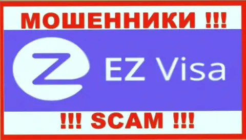 Логотип МОШЕННИКА EZ-Visa Com